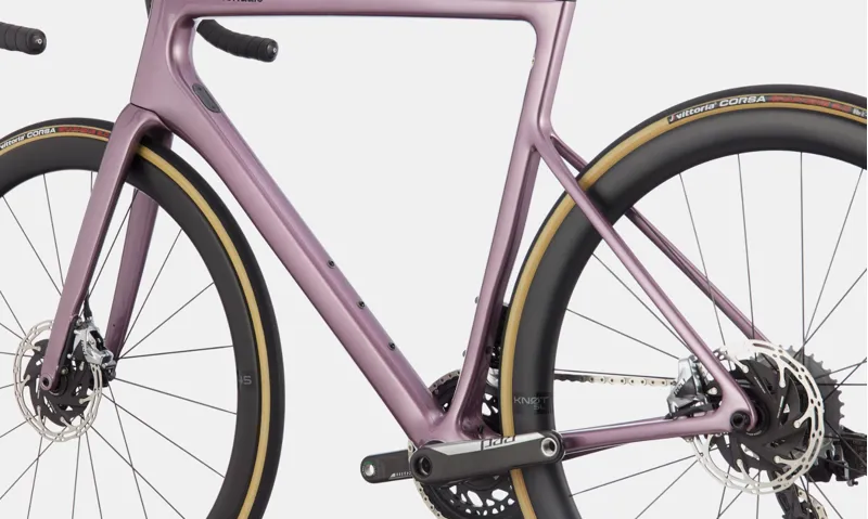 2021 Cannondale SuperSix EVO Hi-MOD Disc Red AXS Bike in Purple-3